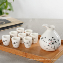 Haonai hot sale cute fat ceramic wine set